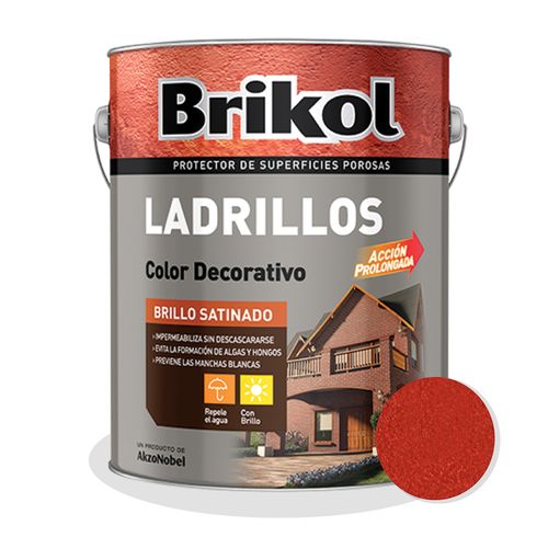 Brikol Ladrillos Protector Impermeable Ceramico 4 Lts.