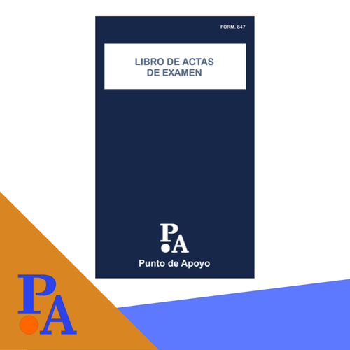 Libro de Actas de Examen - Tapa Dura - 200 Folios F847