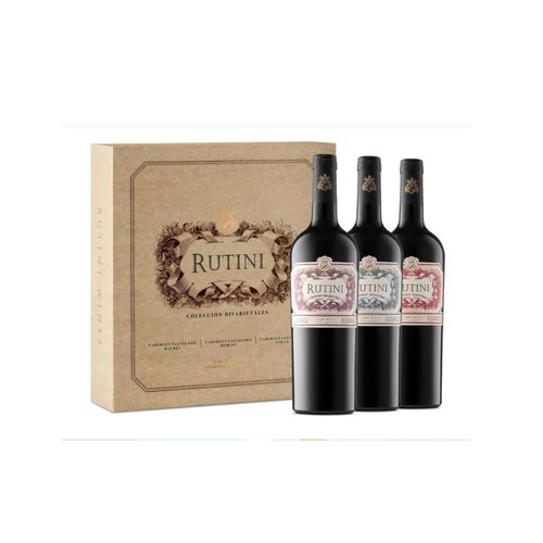 Vinos Rutini Estuche Colección Bivarietal 3 Botellas