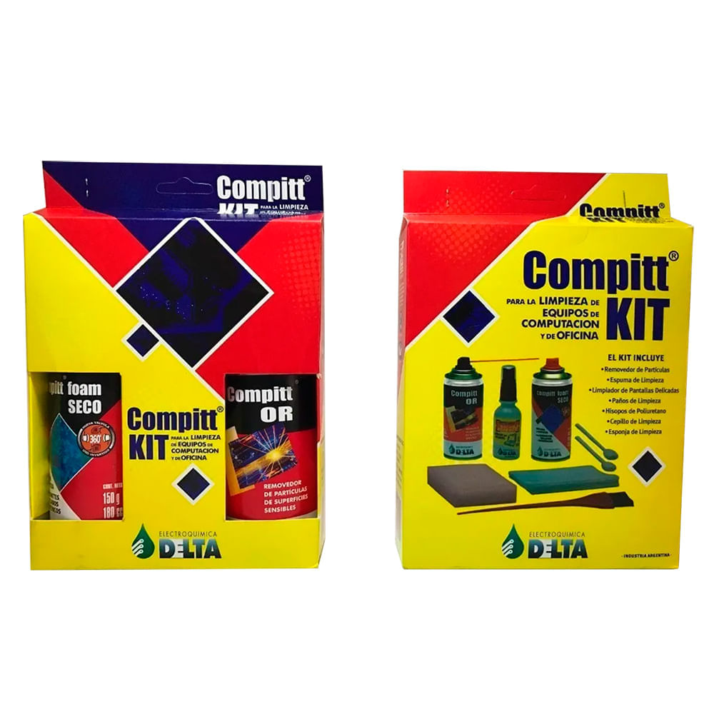 CompuFixit Soporte Técnico - Kit completo de Limpieza para PC
